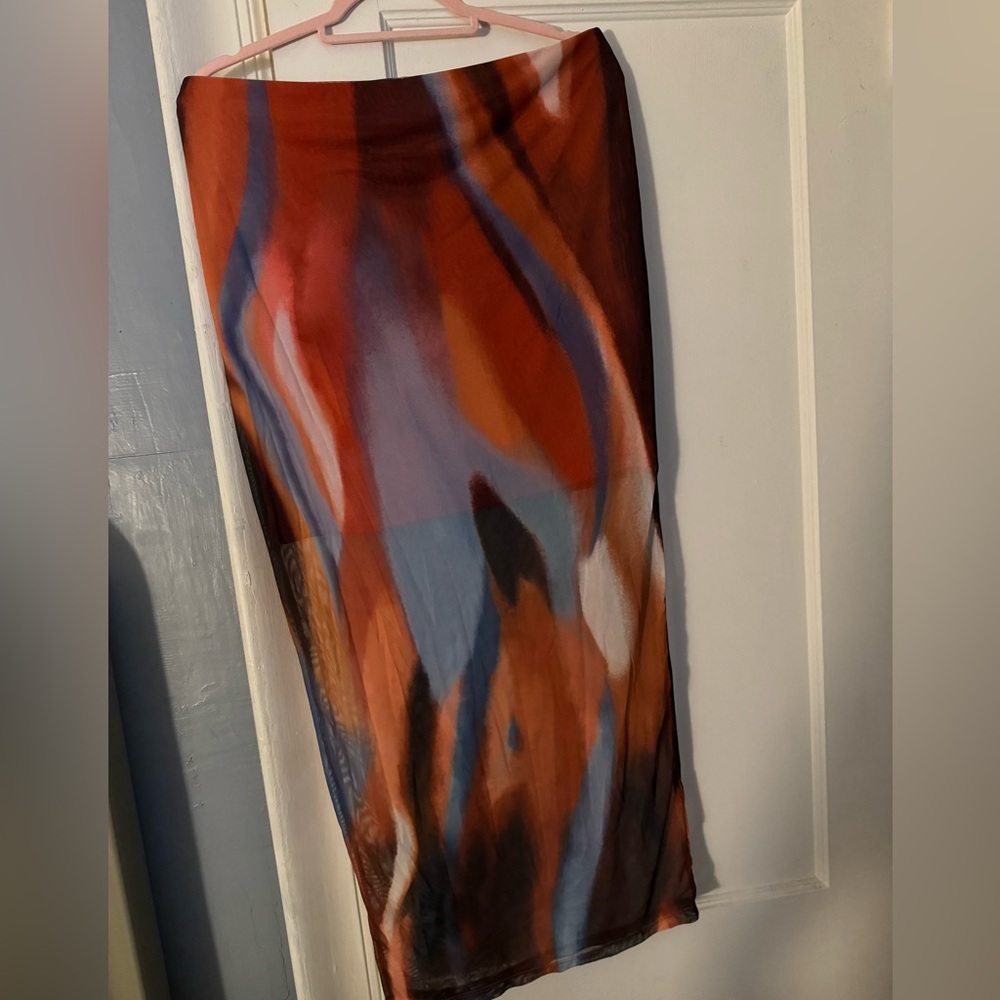 NWT Tie Dye Tube Top & Pencil Skirt - Picture 3 of 5